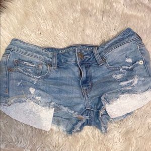 american eagle shorty shorts